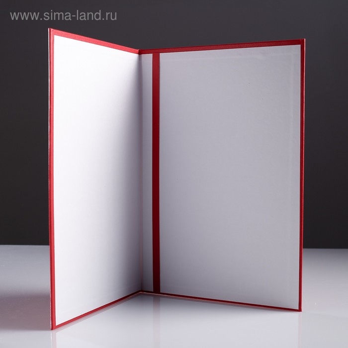 Папка адресная Папка адресная "Герб" бумвинил, мягкая, красный, А4