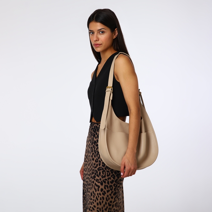 Сумка женская на магните TEXTURA, средний размер, цвет бежевый Сумка женская на магните TEXTURA, средний размер, цвет бежевый