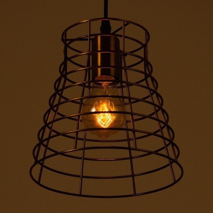 Светильник BayerLux "Крона" Е27 40Вт золото 20х20х18-118см