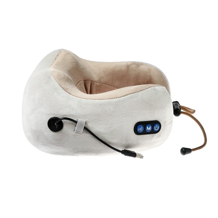 Массажная подушка Centek CT-2199, 3.7 Вт, 7 режимов, 12 головок, ИК-подогрев, бежевая Массажная подушка Centek CT-2199, 3.7 Вт, 7 режимов, 12 головок, ИК-подогрев, бежевая