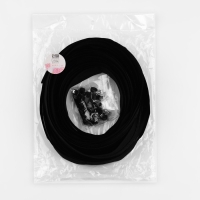 Набор: рулонная молния &laquo;Спираль&raquo; №5, 10 м, 20 бегунков, 40 верхних ограничителей, 20 нижних ограничителей, цвет чёрный