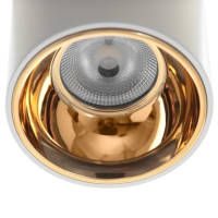 Светильник "Роллфи" LED 4000К 10Вт DIM220 IP54 белый золото 7,5х7,5х10см