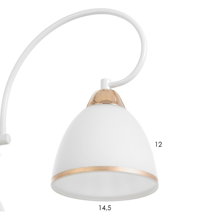 Люстра "Сампи" 5хЕ27 40Вт белый 59х59х53 см BayerLux