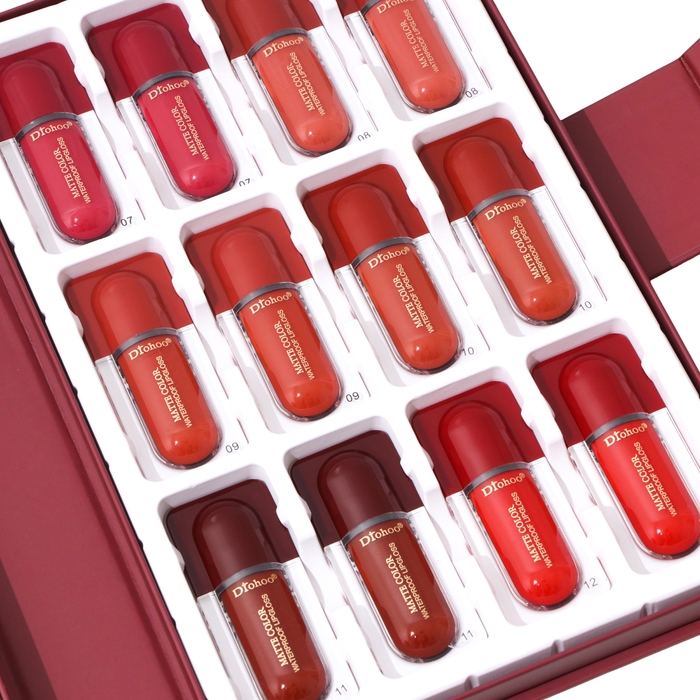 Блеск для губ, водостойкий, оттеночный микс