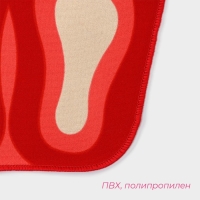 Коврик для дома &laquo;Доляна. Следы&raquo;, 44&times;49 см, МИКС