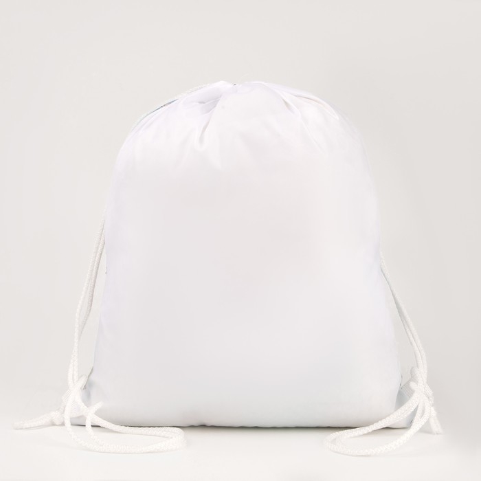 Новый год 2025. Новогодний мешок на шнурке &laquo;Дед Мороз и Снегурочка&raquo;, цвет синий/разноцветный