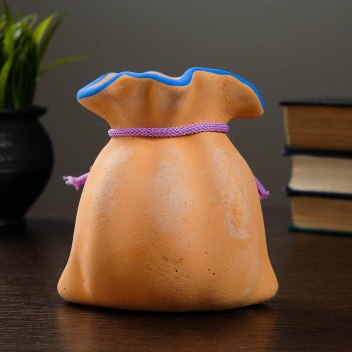 Копилка "Мешок", 8х11х12см, МИКС