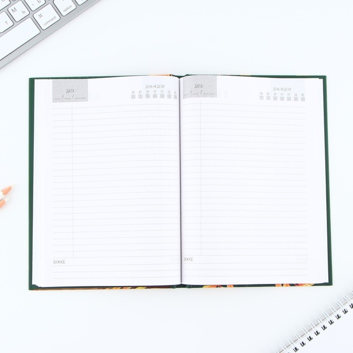 Подарочный набор &laquo;Самому любимому учителю&raquo;: ежедневник А5, 80 листов, ручки 2 шт. (шариковые, 1 мм, синяя,красная паста)