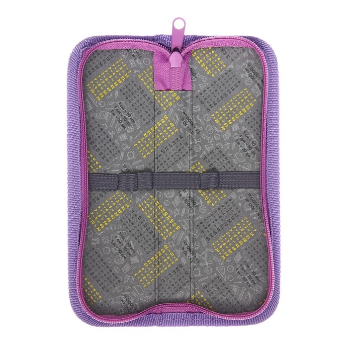 Пенал 1 секция, 55 х 205 х 25 мм, Calligrata "Бабочки", ламинированный картон