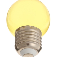 Лампа светодиодная, G45, Е27, 1.5 Вт, для белт-лайта, прозрачная, желтая, набор 10 шт Лампа светодиодная, G45, Е27, 1.5 Вт, для белт-лайта, прозрачная, желтая, набор 10 шт