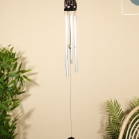 Музыка ветра "Совёнок" дерево, алюминий 9х8х100 см