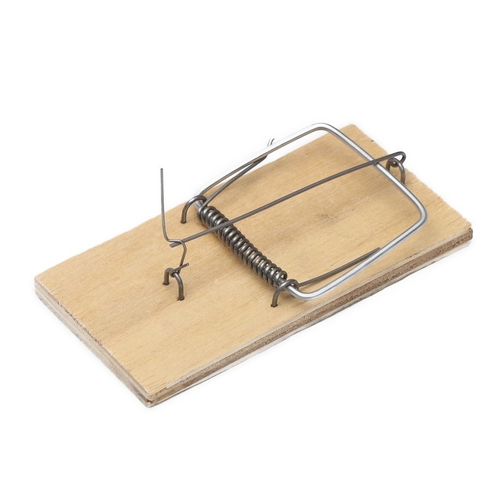 Мышеловка, 10 &times; 5 см, деревянная