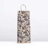 Пакет бумажный, крафт 80 г/м&sup2; 39&times;15&times;8 см &laquo;Фуршет&raquo;