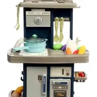 Игровой набор" Кухня" 22 предмета, вода из крана, 46 см