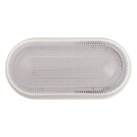 Светильник светодиодный, 18 Вт, IP54, 4000К, 220 В, овал, белый