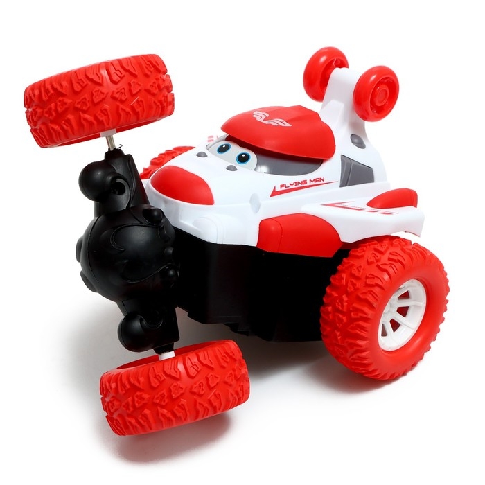 Машинка «Перевёртыш», радиоуправляемая, работает от аккумулятора, цвет красный Машинка «Перевёртыш», радиоуправляемая, работает от аккумулятора, цвет красный