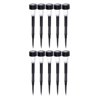 Набор садовых светильников на солнечной батарее «Цилиндр», 4.5 × 30 × 4.5 см, 1 LED, свечение мульти (RGB), 10 шт. Набор садовых светильников на солнечной батарее «Цилиндр», 4.5 × 30 × 4.5 см, 1 LED, свечение мульти (RGB), 10 шт.