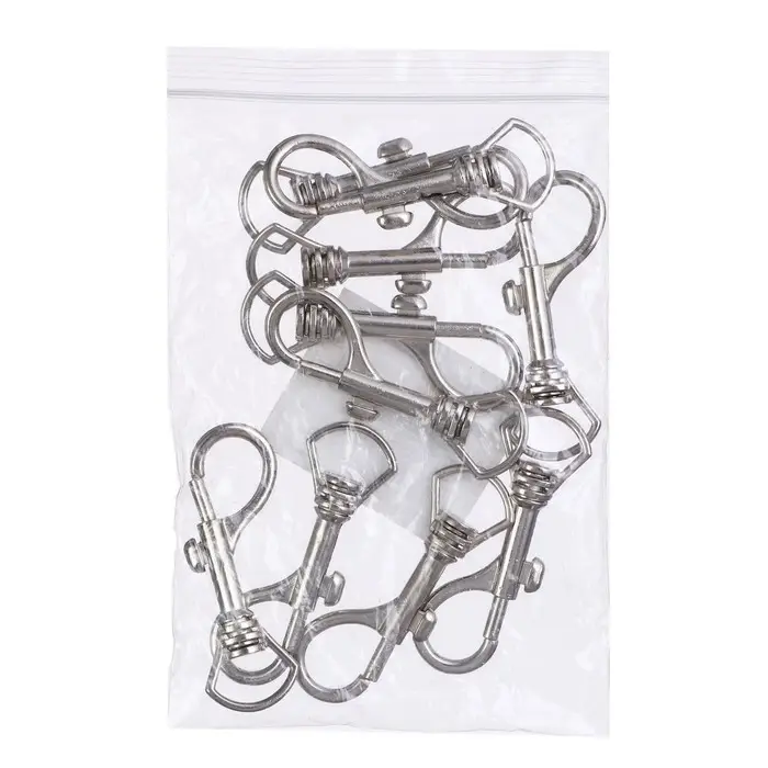 Карабин узкий, 6,2 см (ширина проушины 1,7 см)