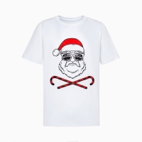 Футболка мужская новогодняя &laquo;Дед мороз&raquo;, цвет белый, размер 58