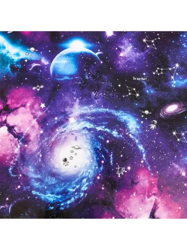 Бумага упаковочная глянцевая &laquo;Космос&raquo;, 50 х 70 см