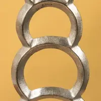 Подсвечник "Фазы Луны" алюминий 28х13х72,5 см