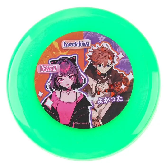 Фрисби, летающая тарелка &laquo;Аниме&raquo;, 18 см, в шоубоксе, МИКС