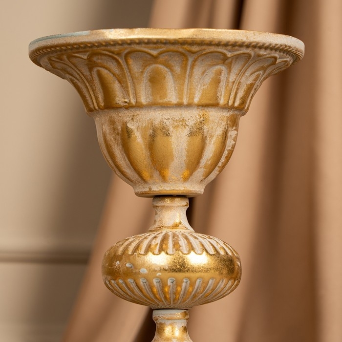 Подсвечник металл «Ярусы» для одной свечи 16 х 16 х 25 см Подсвечник металл «Ярусы» для одной свечи 16 х 16 х 25 см