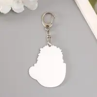 Брелок акрил "Ёжик в кружке в горошек" 4,8х5,7 см