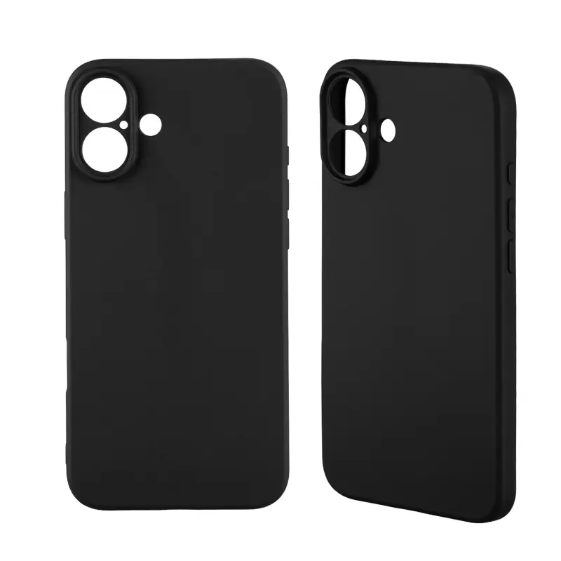 Чехол iPh 16 Plus TPU матовый черный