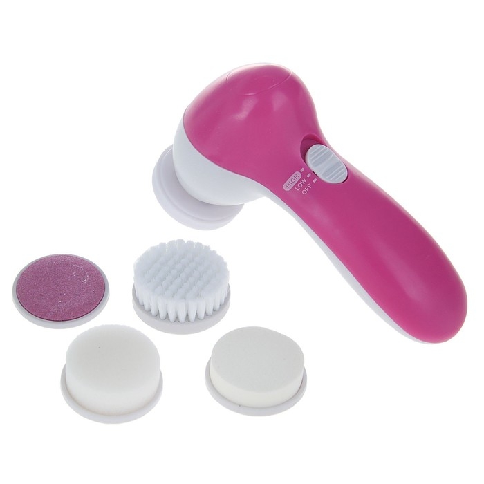 Набор Luazon LMZ-039, 5 в 1, для лица и тела, 2хAA (не в комплекте), розовый Набор Luazon LMZ-039, 5 в 1, для лица и тела, 2хAA (не в комплекте), розовый