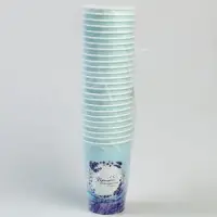 Стакан одноразовый бумажный для кофе "Лаванда", 400 мл