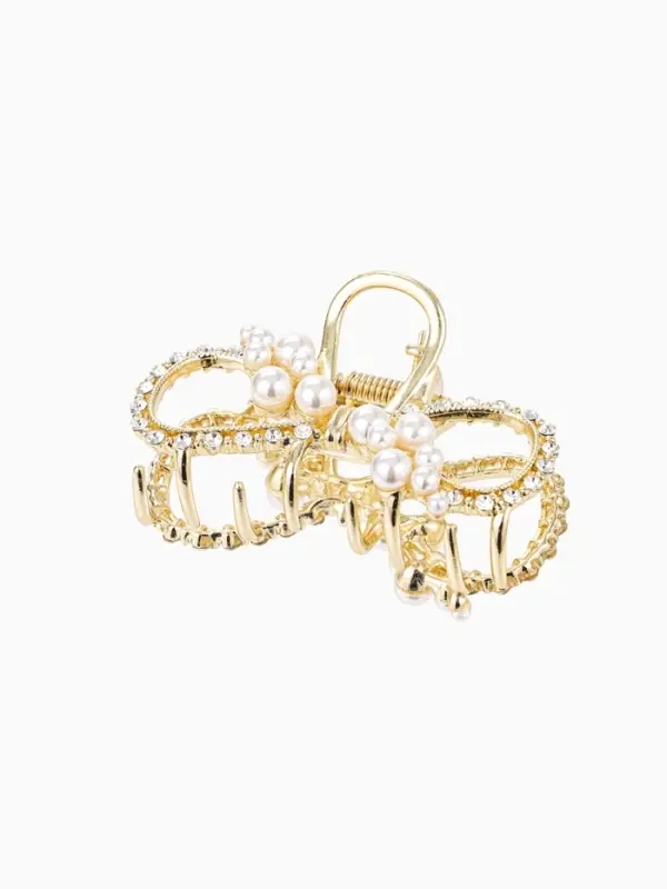 Краб для волос "Абриль" 6 см, золото