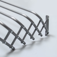 Сушилка для белья настенная, 90 см, серая