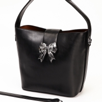 Сумка женская, 27*7*12, отд на молнии, длин ремень, черный Сумка женская, 27*7*12, отд на молнии, длин ремень, черный