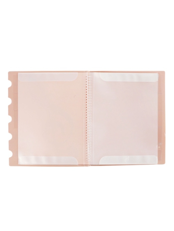 Нотная папка - 20 файлов 40 листов розовая