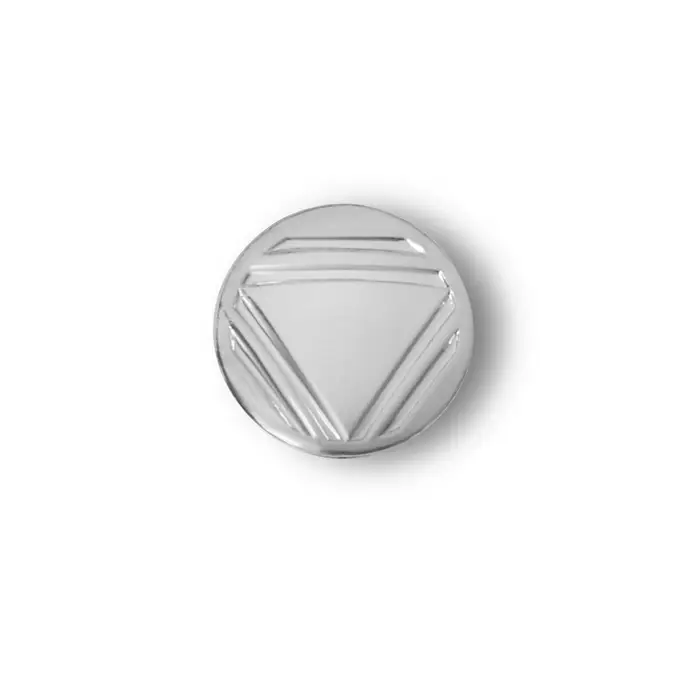 Ручка-кнопка ТУНДРА РК014CP, цвет хром