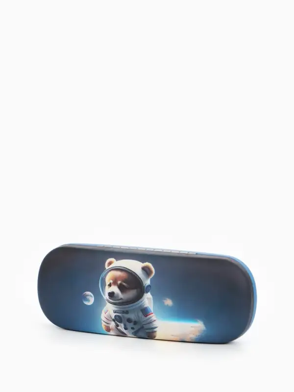Футляр для очков Космос, 16*4*6 см, хлопушка, МИКС