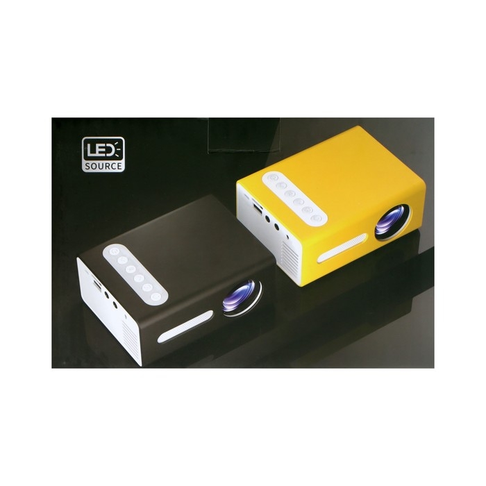 Проектор Unic T300, 800 лм,1920x1080, 800:1, ресурс лампы: 30000 часов, USB,HDMI, желтый Проектор Unic T300, 800 лм,1920x1080, 800:1, ресурс лампы: 30000 часов, USB,HDMI, желтый