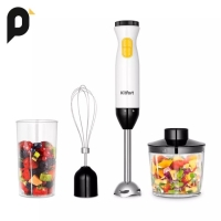 Блендер Kitfort КТ-3513, погружной, 600 Вт, 0.5/0.7 л, 2 скорости, турбо режим, чёрно-белый Блендер Kitfort КТ-3513, погружной, 600 Вт, 0.5/0.7 л, 2 скорости, турбо режим, чёрно-белый