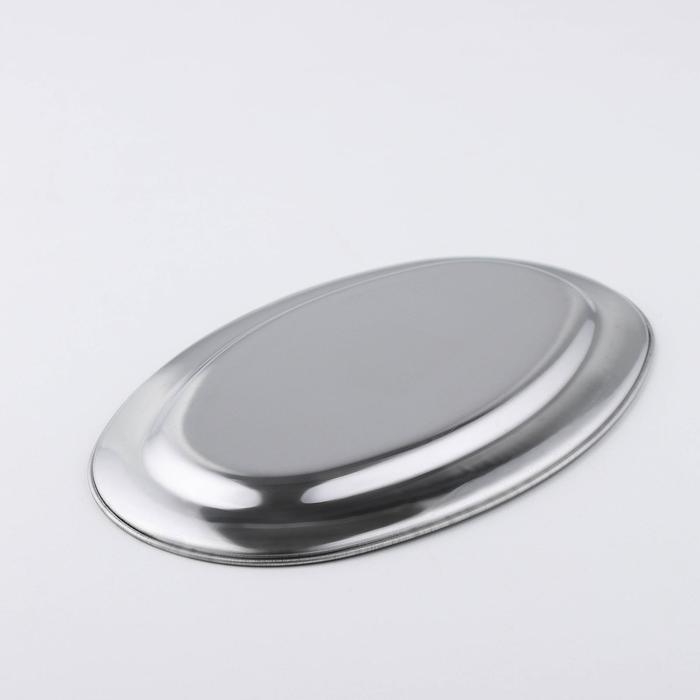 Поднос из нержавеющей стали, 25&times;16&times;1,5 см