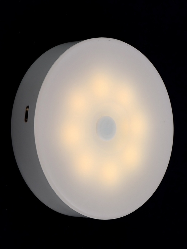 Светильник мебельный светодиодный, 8 LED, 2 Вт, от аккум. батареи., 6500К