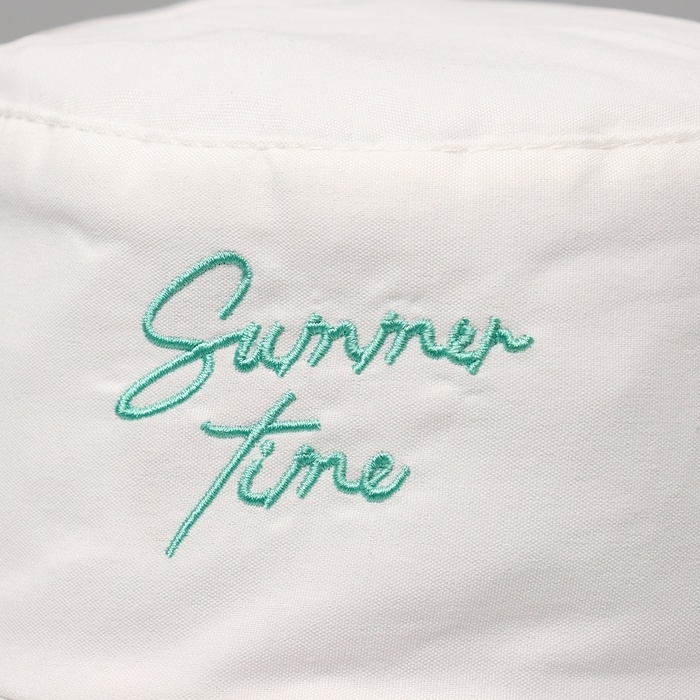 Панама детская для девочки &laquo;Лето&raquo;, цвет белый, р-р 54