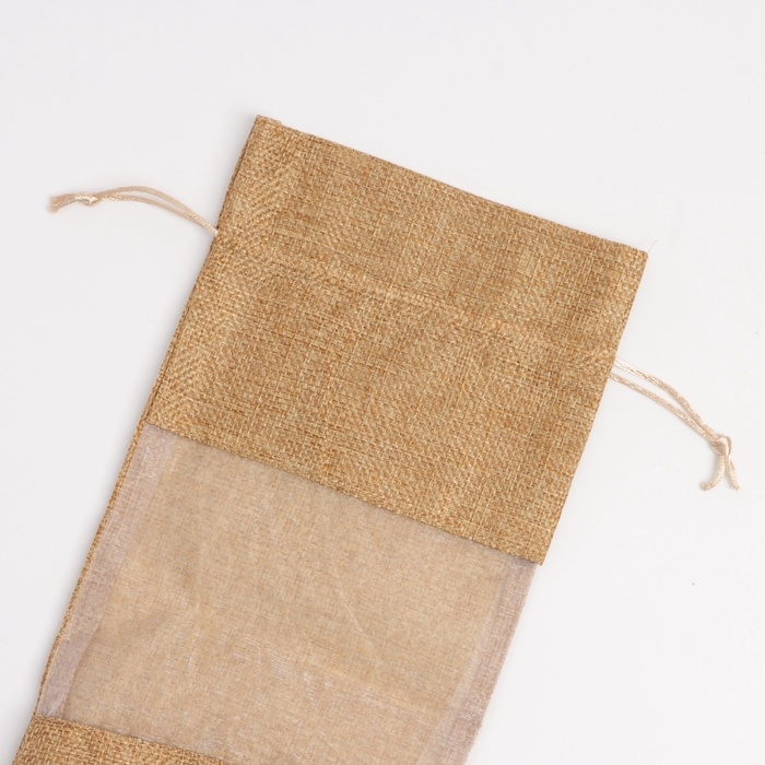 Льняной мешочек для хранения украшений, подарков, трав, 15 х 30 см, набор из 3 штук Льняной мешочек для хранения украшений, подарков, трав, 15 х 30 см, набор из 3 штук