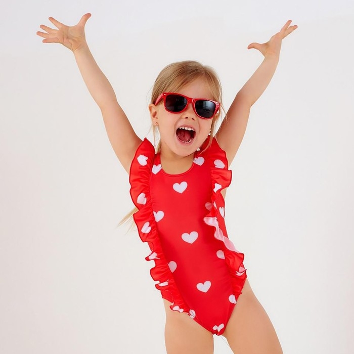 Купальник детский KAFTAN «Сердца», рост 86-92 (28) Купальник детский KAFTAN «Сердца», рост 86-92 (28)