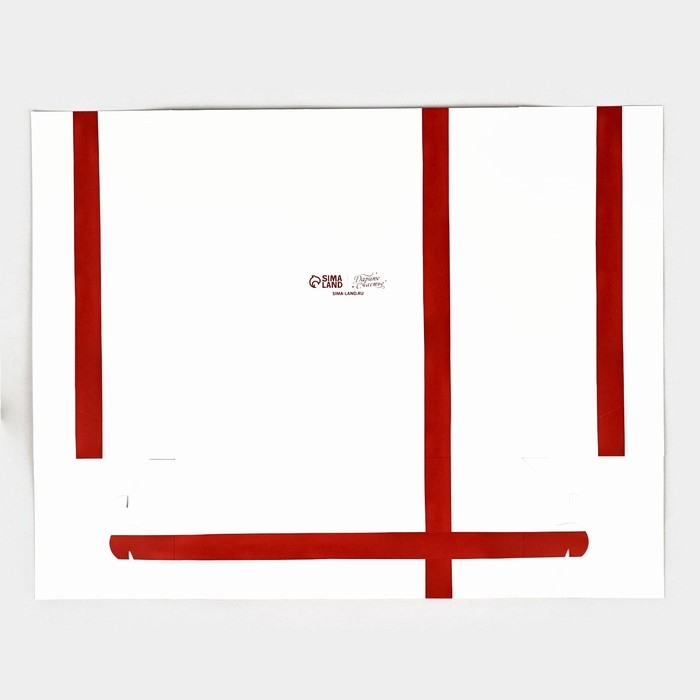 Коробка для капкейков &laquo;Бант&raquo;, 25 &times; 25 &times; 10 см