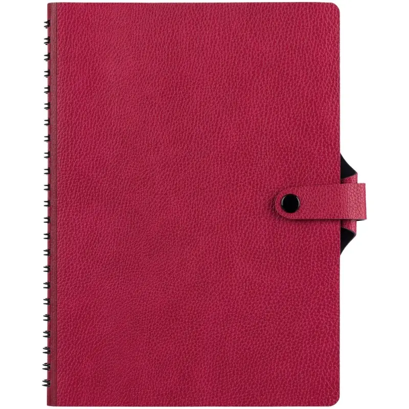 Ежедневник Strep Front на заказ, недатированный, малиновый
