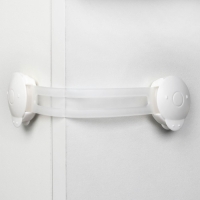 Набор блокираторов для дверей и ящиков, универсальные, 3 шт., цвет белый/прозр, Крошка Я