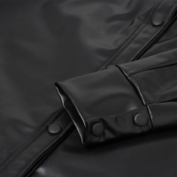 Рубашка женская из экокожи MIST, р.44, черный