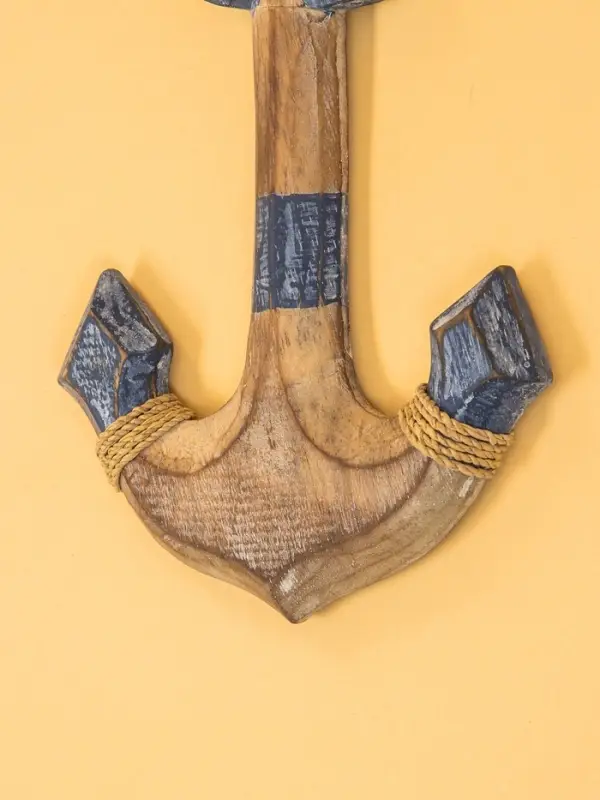 Декор интерьерный &laquo;Якорь&raquo;, 15&times;2&times;28 см, дерево