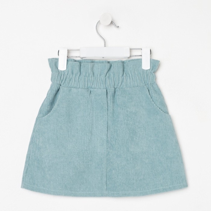 Юбка детская KAFTAN Юбка детская KAFTAN "Velvet", р. 34 (122-128), серо-голубой